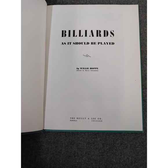 Billiards As It Should Be Played By Willie Hoppe - Picture 2 of 2